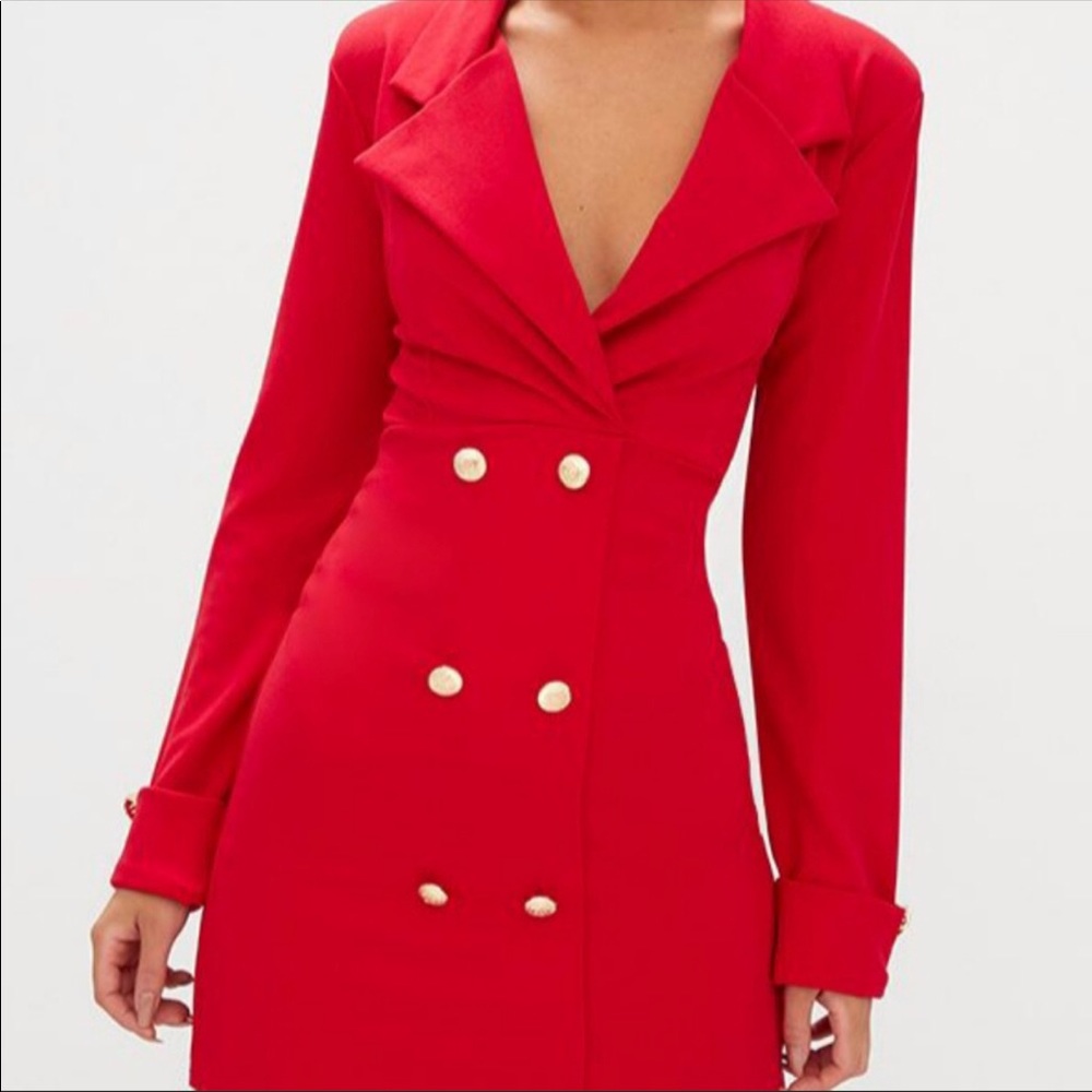 Pretty Little Thing Blazer Dress Size 8